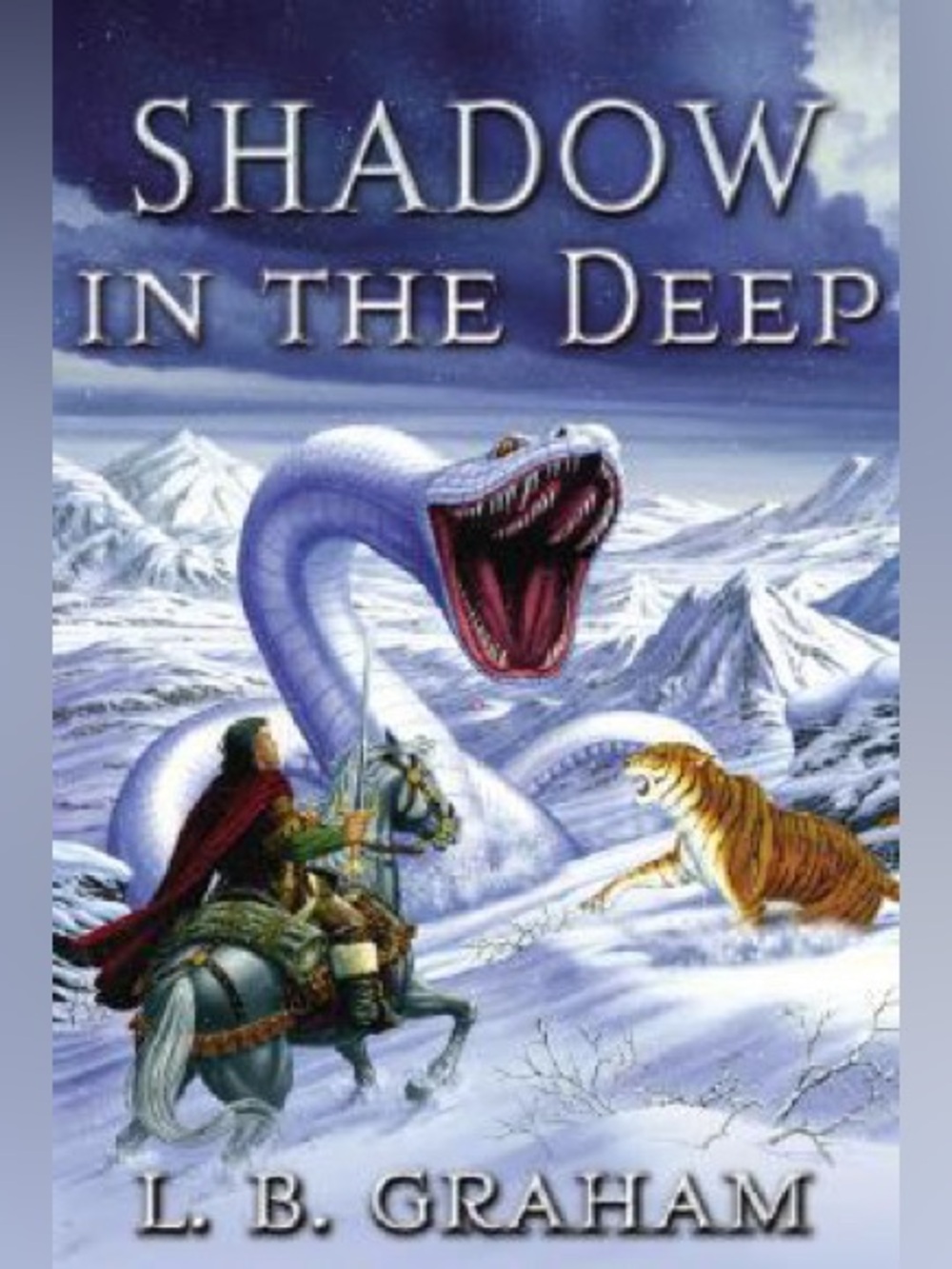 Shadow in the Deep - Blue Book Cover by